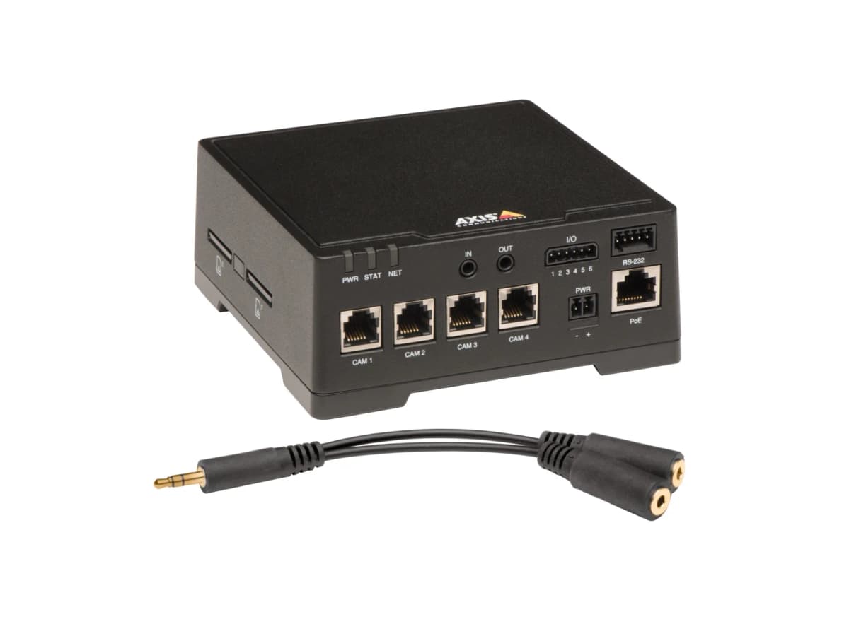 AXIS F44 DUAL AUDIO INPUT from Axis Communications - dimension diagram showing mounting measurements