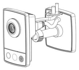 AXIS M1054 from Axis Communications - dimension diagram showing mounting measurements (view 20)