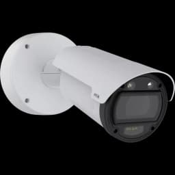 AXIS Q1808-LE from AXIS COMMUNICATIONS - outdoor bullet security camera with rugged housing and infrared lens.