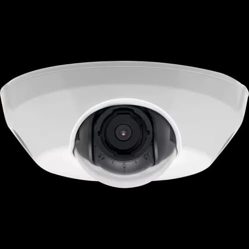 IP Camera AXIS M3113-R has flat, rugged design and quick and reliable installation. The camera is viewed from it´s front. from AXIS COMMUNICATIONS