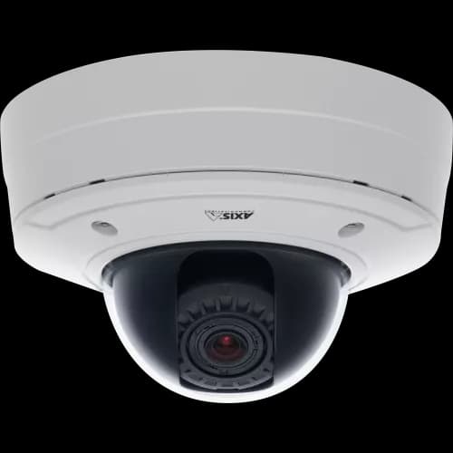 AXIS P3363-VE from AXIS COMMUNICATIONS - dome IP camera - viewed from its left angle