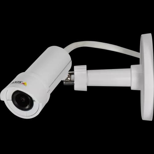 AXIS M2014-E from AXIS COMMUNICATIONS - IP camera in a stylish and functional design. The camera is viewed from its left.