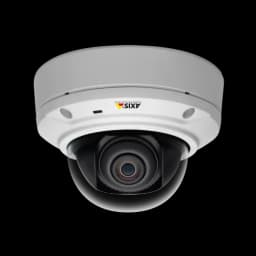 IP Camera AXIS M3026VE has compact, vandal-resistant, outdoor-ready design. The camera is viewed from its´ front. from AXIS COMMUNICATIONS