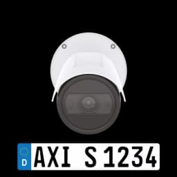 AXIS P1465-LE-3 from AXIS COMMUNICATIONS - License Plate Verifier Kit, viewed from its front