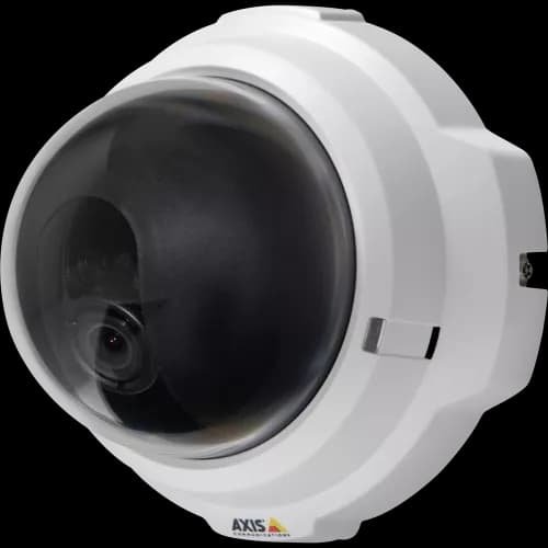 IP Camera AXIS M3204 is vandal-resistant and excellent image quality. The camera is viewed from it´s left. from AXIS COMMUNICATIONS