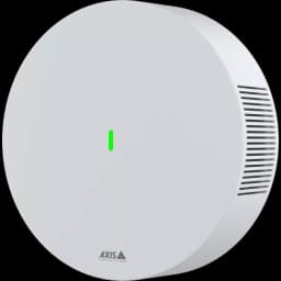 AXIS D6210 from AXIS COMMUNICATIONS - Air Quality sensor, white polycarbonate casing, viewed from the left