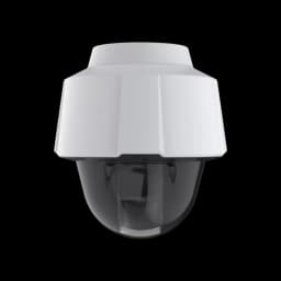 White AXIS P5676-LE camera seen from its front. from AXIS COMMUNICATIONS