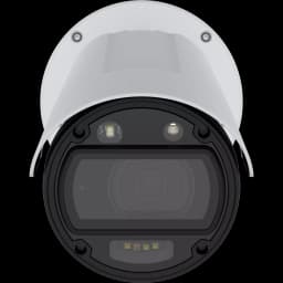 AXIS Q1808-LE from AXIS COMMUNICATIONS - outdoor bullet security camera with rugged housing and infrared lens.