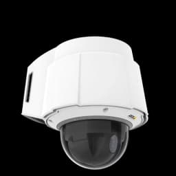 AXIS Q6055-C from AXIS COMMUNICATIONS - PTZ camera mounted on wall from right