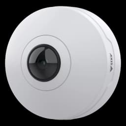 White AXIS M4328-P Panoramic Camera, viewed from the left. from AXIS COMMUNICATIONS
