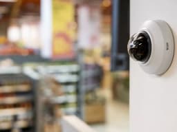 AXIS M4215 from AXIS COMMUNICATIONS - _18-V wall-mounted in grocery store