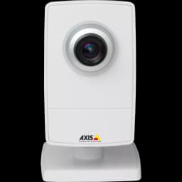 AXIS M1014 from AXIS COMMUNICATIONS - small HDTV IP camera with edge storage. The camera is viewed from its front.