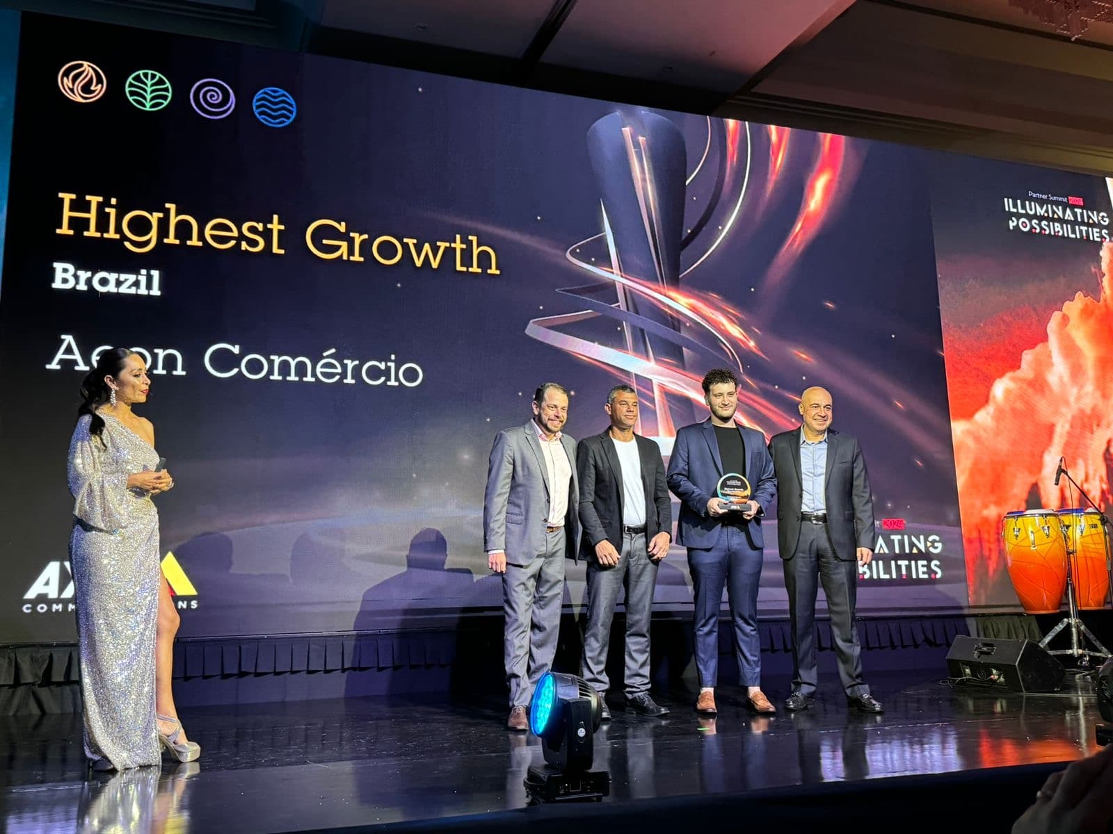 Aeon Security recebe prêmio “Highest Growth” no Axis Partner Summit 2024
