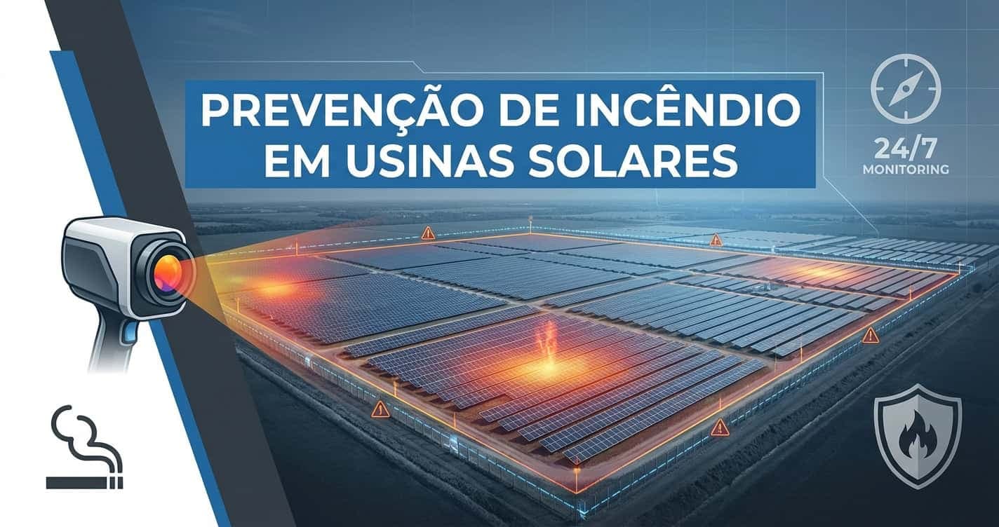 Prevenção de incêndio em usinas solares: entenda os riscos e conheça as soluções da Aeon Security